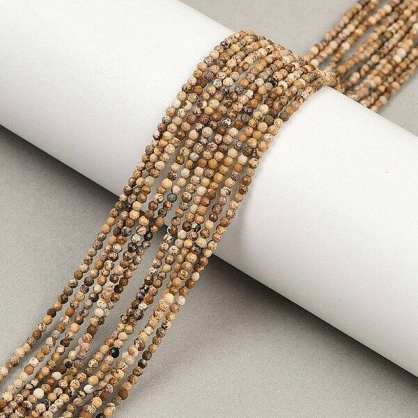 Natural Picture Jasper Beads Strands