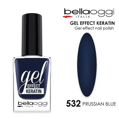 Gel effect keratin gel effect nail polish with keratin 532
