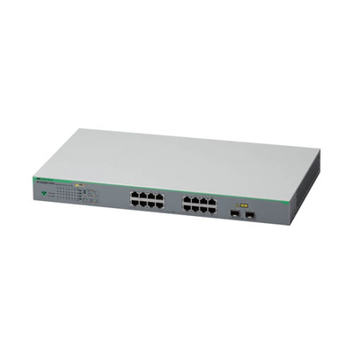 Allied Telesis AT-GS950/16PS | GS950 16 x Ports PoE+ 1000Base-T + 2 x Ports SFP Layer 2 Managed Rack-mountable Gigabit Ethern...