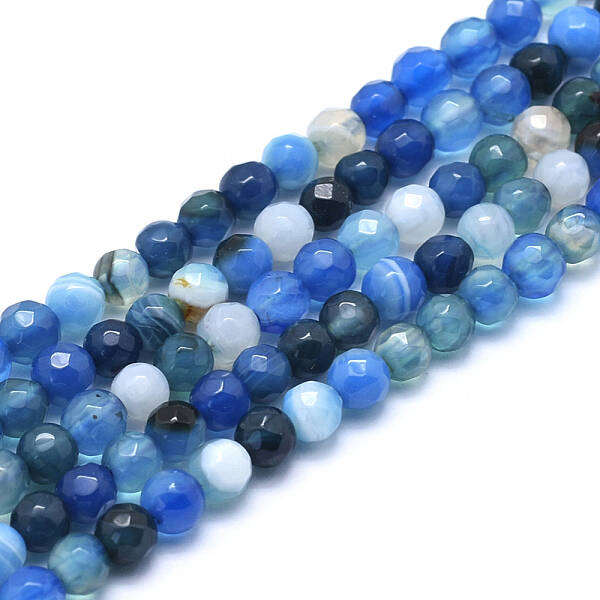 Natural Striped Agate/Banded Agate Beads