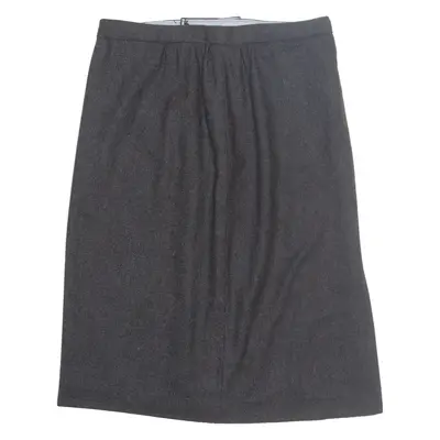 Womens Straight Skirt Grey Knee Length M