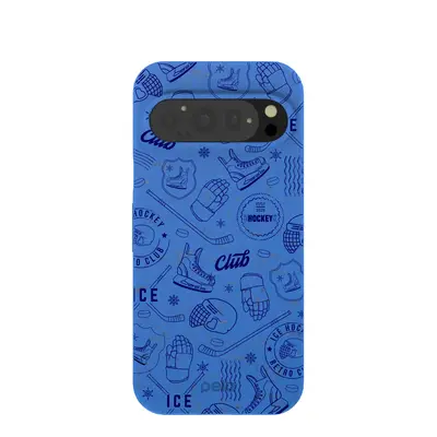 Electric Blue Hockey Postage Google Pixel 9/9 Pro Case