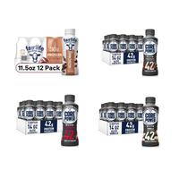 Fairlife Core Power Elite High Protein Shake, 42g Bottle, 14oz, 12 Pack and Nutrition High Protein Shake 12 packs High Protei...
