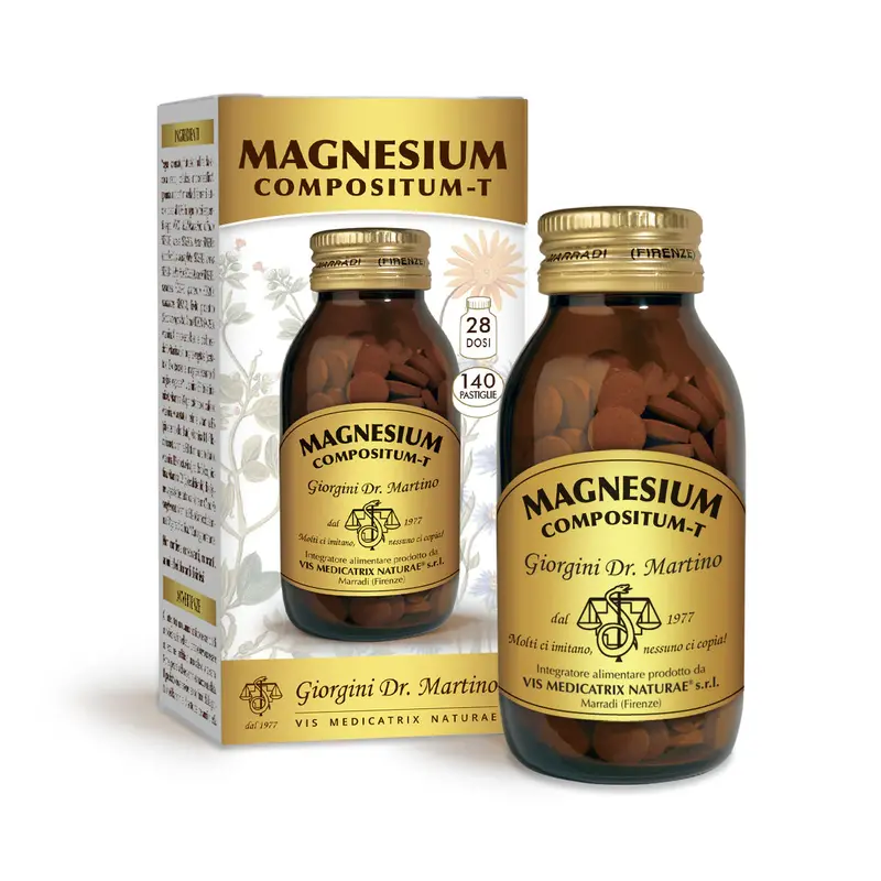 Dr Giorgini Magnesium Compositum-T 400 tablets of 500mg - 200gr