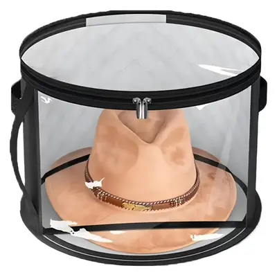 Hat Storage Bag, 1 Count Foldable Hat Storage Organizer, Travel Hat Storage Bag, Hat Organizer for Home & Travel, Travel Esse...