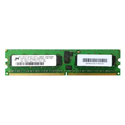 Micron MT18HTF12872PY-667F1 | 1GB DDR2-667MHz PC2-5300 ECC Registered RDIMM CL5 1Rx4 1.8V 240-Pin Memory Module