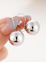 Minimalist Elegant Ball Design Dangle Earrings, Fashionable Dangle Earrings for Women & Girls, Trendy All-match & Exquisite J...