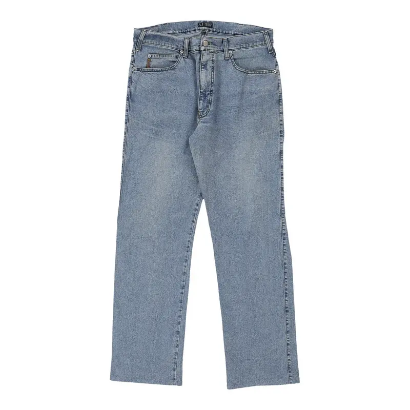 Armani Jeans Jeans - 34W UK 14 Blue Cotton