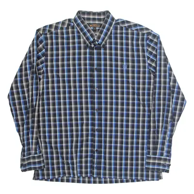 BEN SHERMAN Mens Shirt Black Check Long Sleeve XL