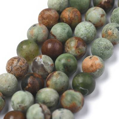 Natural Green Opal Beads Strands