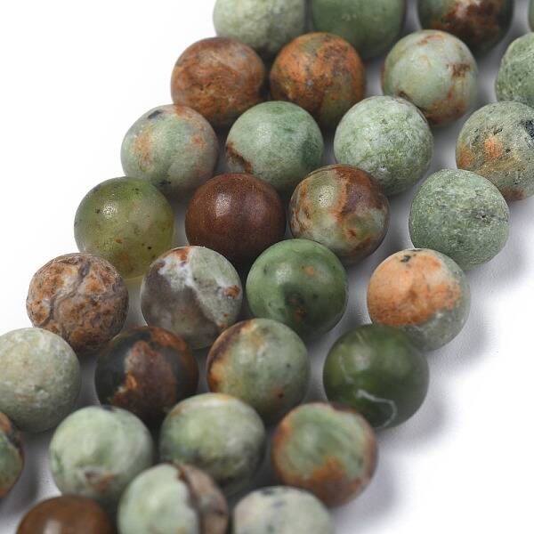 Natural Green Opal Beads Strands
