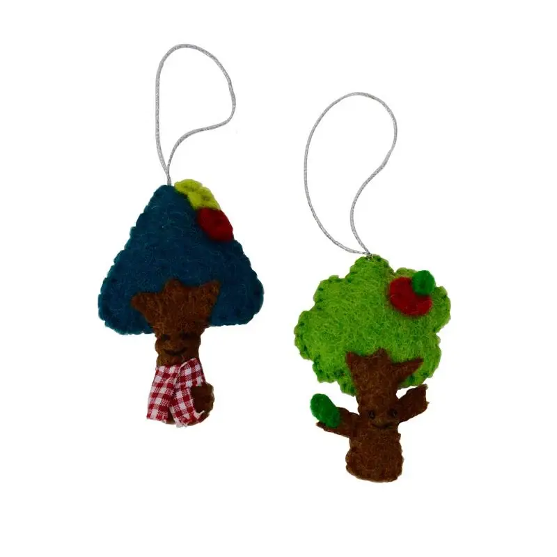 Happy Forest Ornament - Dark Green