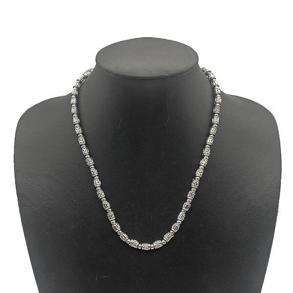 French Retro Plastic Beaded Necklaces for Women