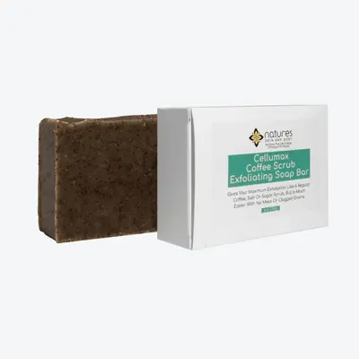 Cellumax Coffee Scrub Exfoliating Soap Bar - Gives You Maximum Exfoliation Like A Regular Coffee, Salt Or Sugar Scrub But Is ...