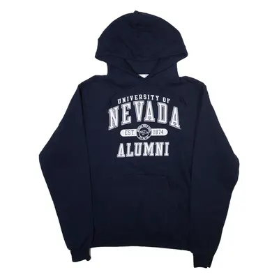 CHAMPION Nevada Alumni Mens Blue Hoodie USA S