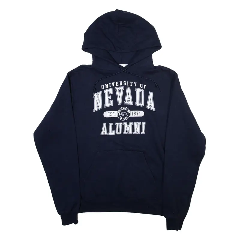 CHAMPION Nevada Alumni Mens Blue Hoodie USA S
