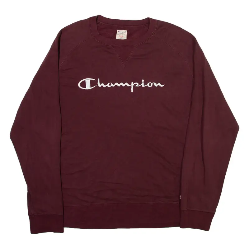 CHAMPION Mens Sweatshirt Maroon XL