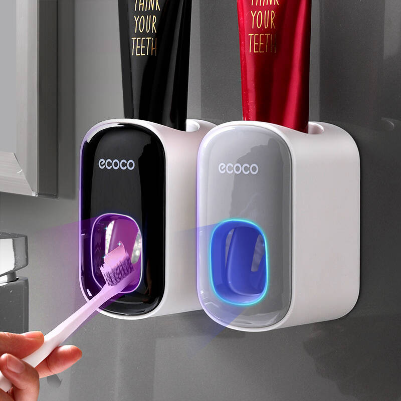 Automatic Toothpaste Holder Wall Mounted Liquid Dispenser Bathroom Accessories Set