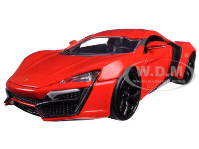 Lykan Hypersport Red Fast & Furious 7 (2015) Movie 1/24 Diecast Model Car by Jada
