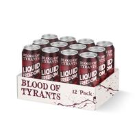12 Pack Liquid Freedom - 0 Sugar, 0 Calories, Natural Energy Tea by Blood of Tyrants Beverage Drink