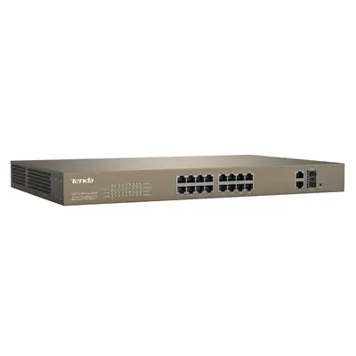 TEF1218P-16-250W Tenda 16FE+2GE/1SFP Smart Switch With 16-Port PoE