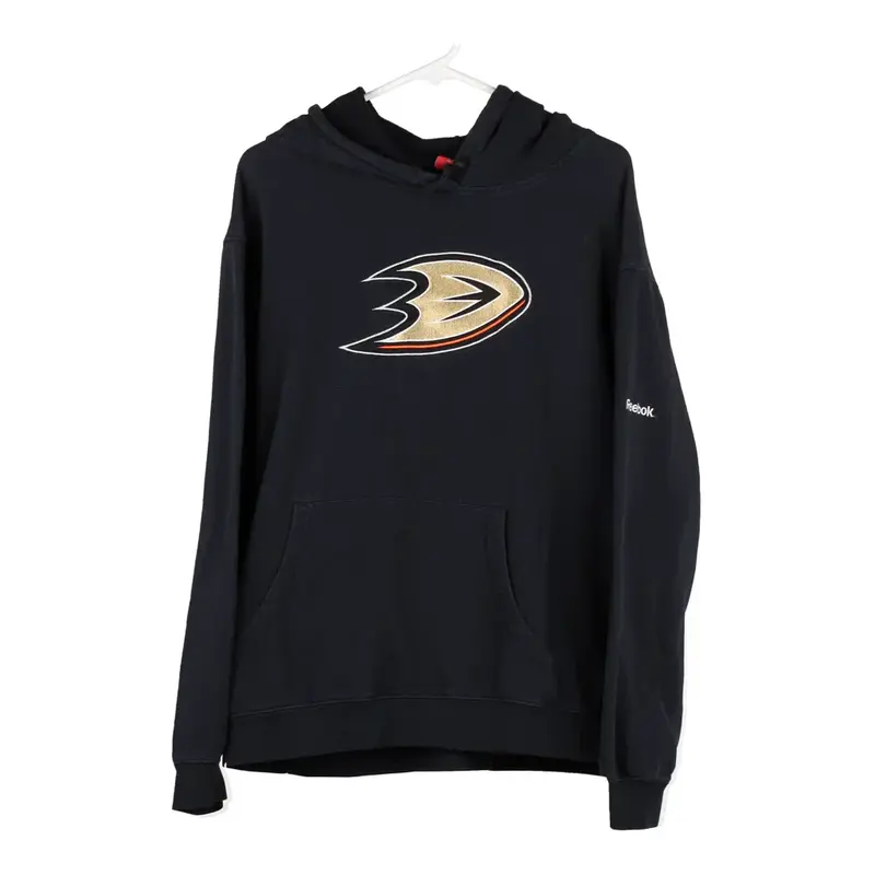 Anaheim Ducks Reebok Hoodie - XL Black Cotton