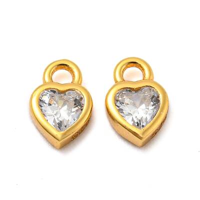 Real 18K Gold Plated 925 Sterling Silver Charms