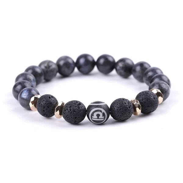 Natural Lava Rock Stretch Bracelets