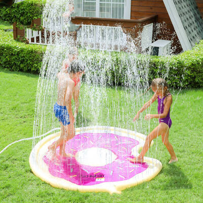 Children's Water Spray Mat Watermelon Water Spray Mat | Color: Donut Water Spray Mat
