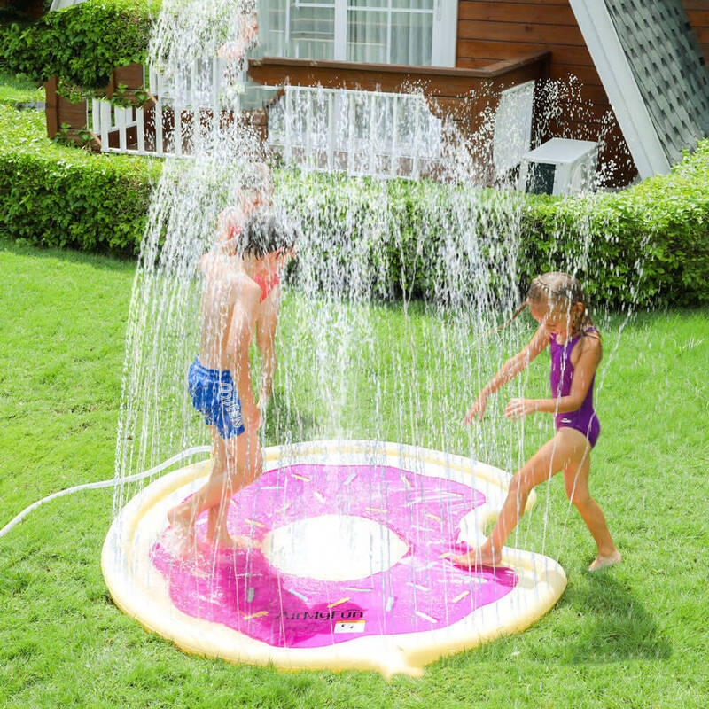 Children's Water Spray Mat Watermelon Water Spray Mat | Color: Donut Water Spray Mat