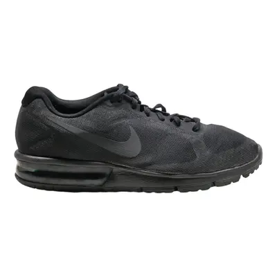 NIKE Airmax Sneaker Trainers Black Canvas Mens UK 7.5