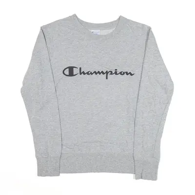 CHAMPION Sports Sweatshirt Grey Boys L