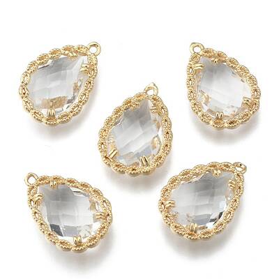Transparent Glass Pendants