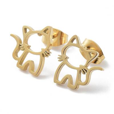 304 Stainless Steel Stud Earrings