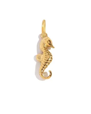 Sea Horse Charm | Metal Color: Gold