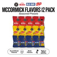 Pop Daddy McCormick Flavors 12 Pack | Seasoned Pretzels Sticks  | Healthy Gourmet Pretzels Snacks | 3oz Individual Bags | 12 ...