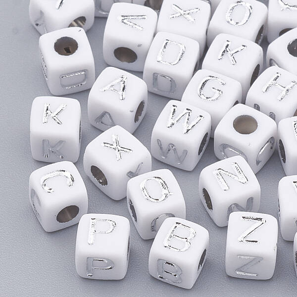 Plated Acrylic Beads