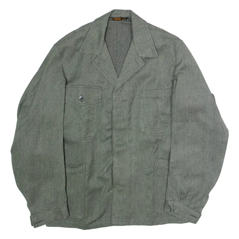 KUSO Swiss Mens Workwear Jacket Grey Twill M