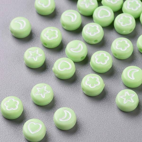 Opaque Acrylic Beads