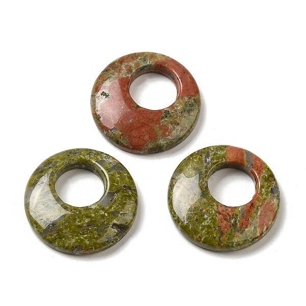 Natural Unakite Pendants