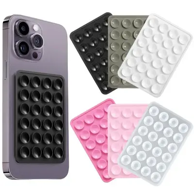 Mixed Color Smartphone Suction Cup Phone Case Mount, Gifts for Boyfriend, Universal Self Adhesive Phone Stand, Phone Holder f...