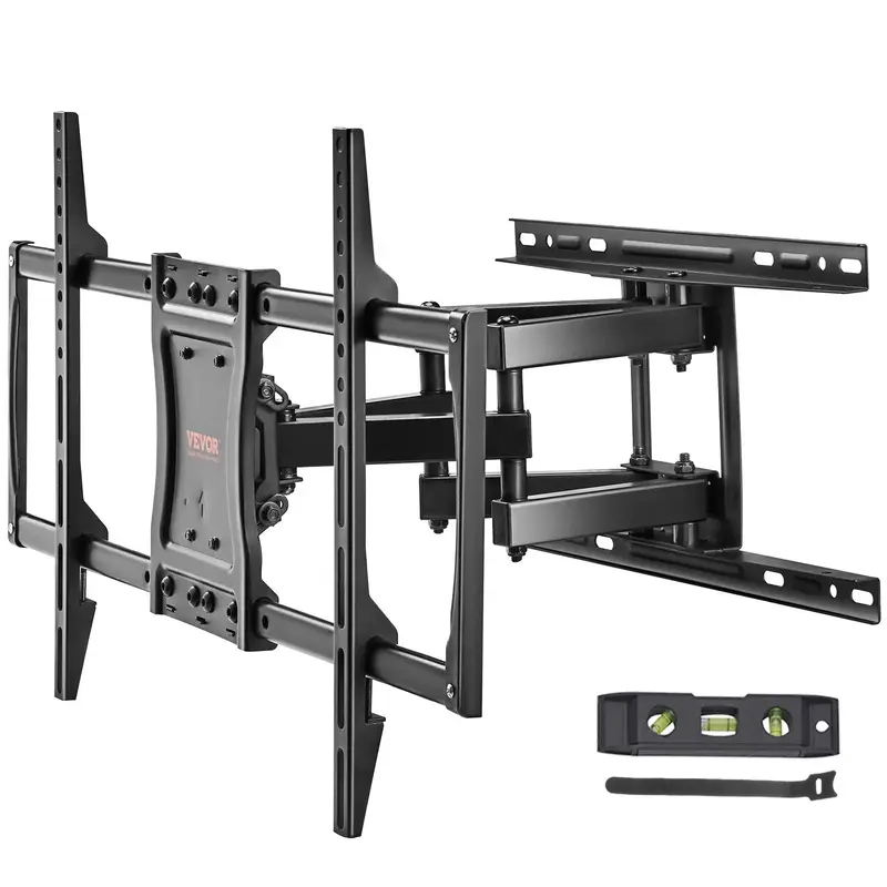 VEVOR Full Motion TV Mount Fits for Most 37-75 inch TVs, Swivel Tilt Horizontal Adjustment TV Wall Mount Bracket with 4 Artic...