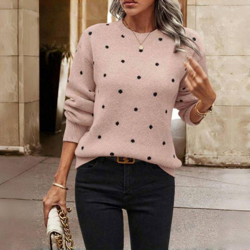 STELLA - POLKA DOT KNITTED SWEATER