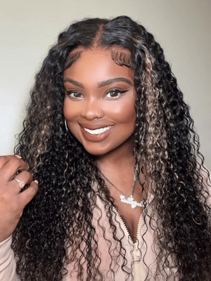 Nadula Flash Sale 7x5 Bye Bye Knots Lace Balayage Highlight Wig 4C Curly Human Hair Pre-cut Lace Closure Wig