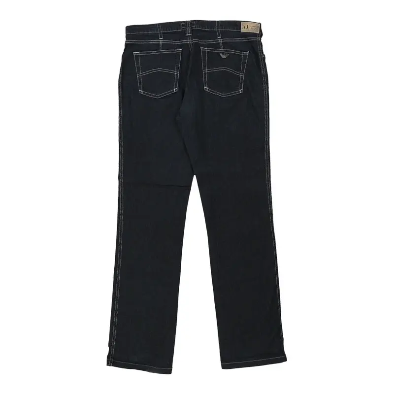 Armani Jeans Jeans - 34W UK 14 Dark Wash Cotton | Size: UK 14