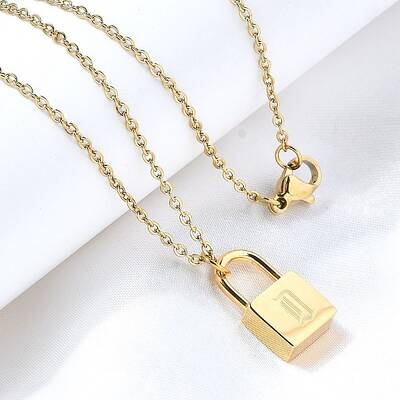 304 Stainless Steel Rolo Chain Pendant Necklaces