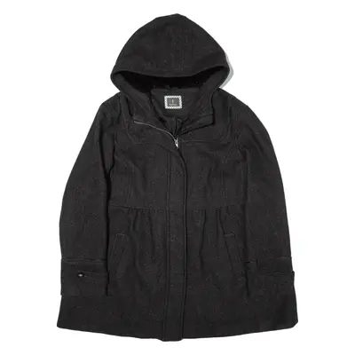YESSICA Overcoat Jacket Black Wool Womens L