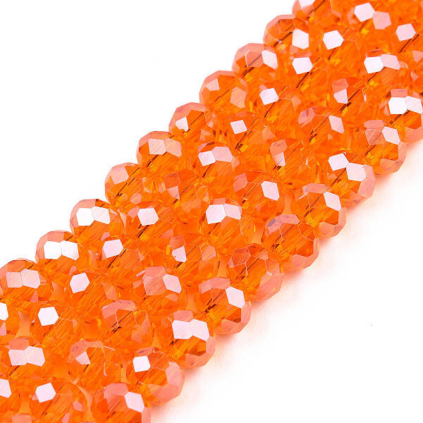 Electroplate Glass Beads Strands