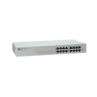 AT-FS716-40 Allied Telesis FS700 Series 16 x Ports 10/100Base-TX Rack-mountable Layer 2 Unmanaged Fast Ethernet Network Switc...