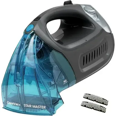 CareVac Portable Carpet Cleaner Machine, 15KPa Powerful Suction with 500W Motor, Dual Tank (54oz Clean/42oz Dirty), 3 Tools &...